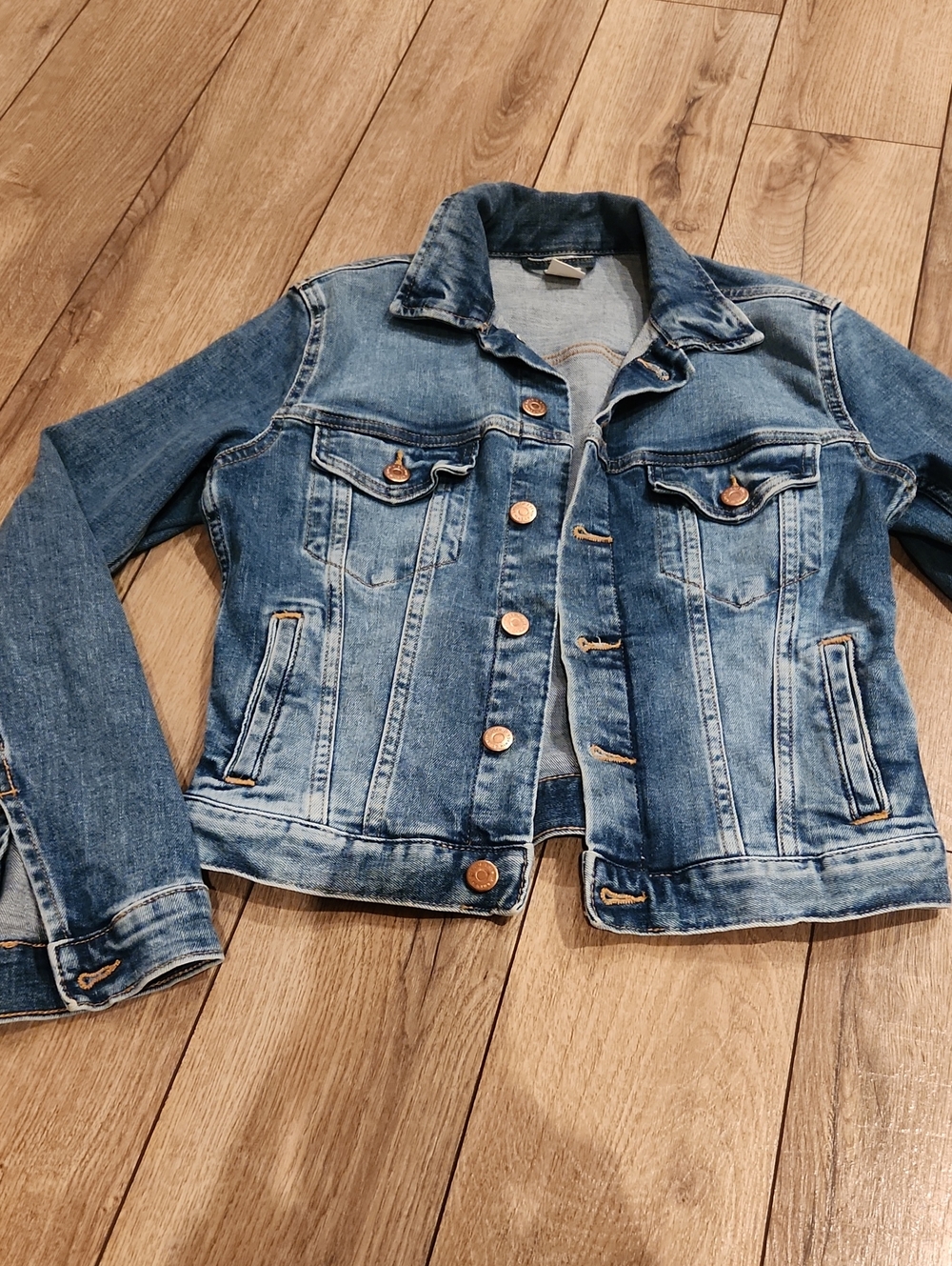 Classic Women's Blue Denim Jacket - H&M